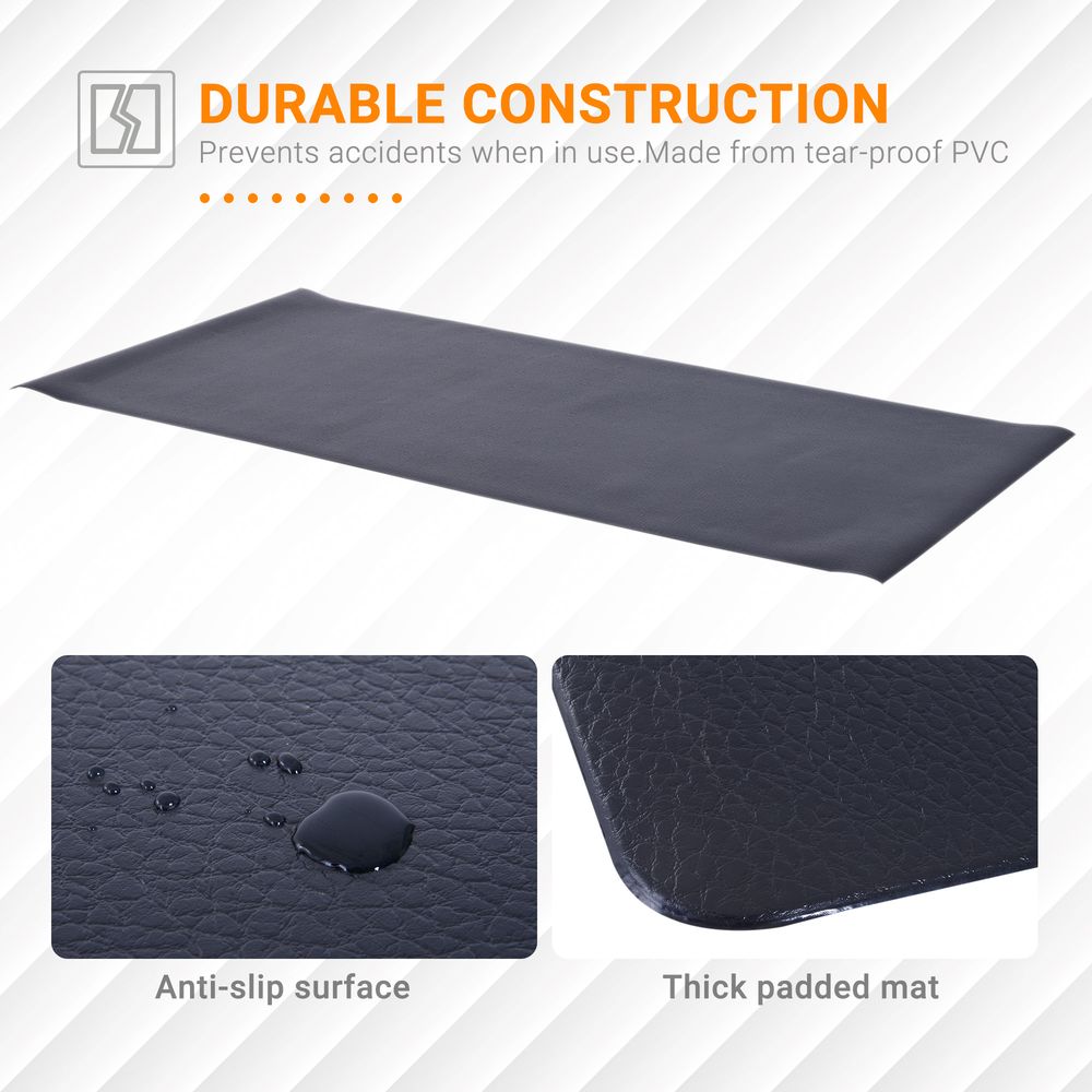 Thick Equipment Mat Gym Exercise Fitness Workout Tranining Bike Protect HOMCOM