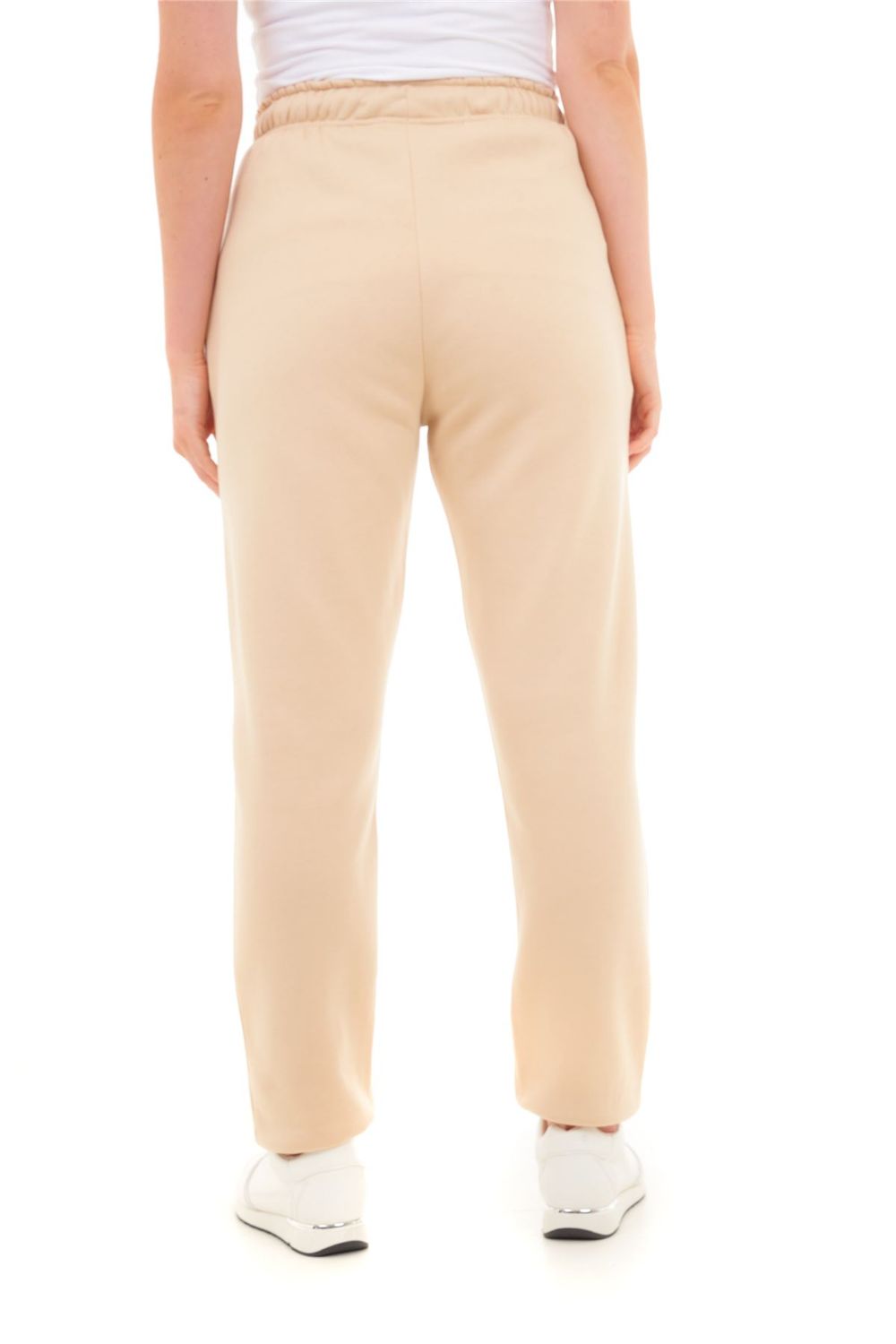 BASIC WOMENS CUFFED HEM JOGGER STONE M