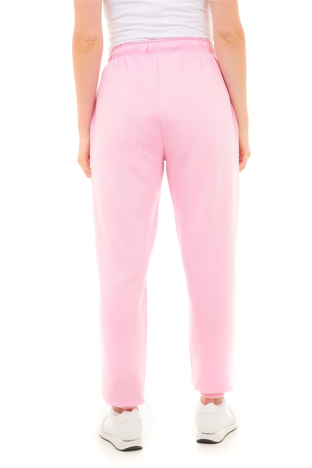 BASIC WOMENS CUFFED HEM JOGGER PINK L