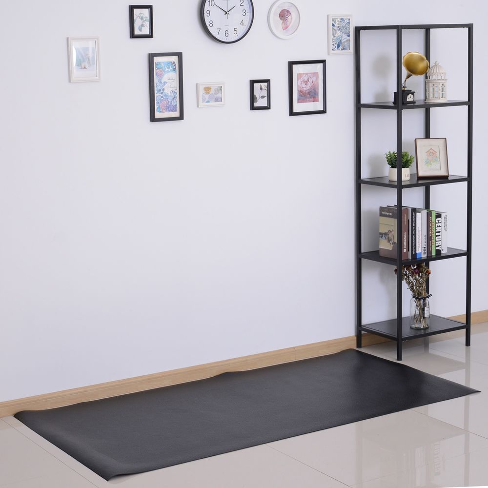 Thick Equipment Mat Gym Exercise Fitness Workout Tranining Bike Protect HOMCOM