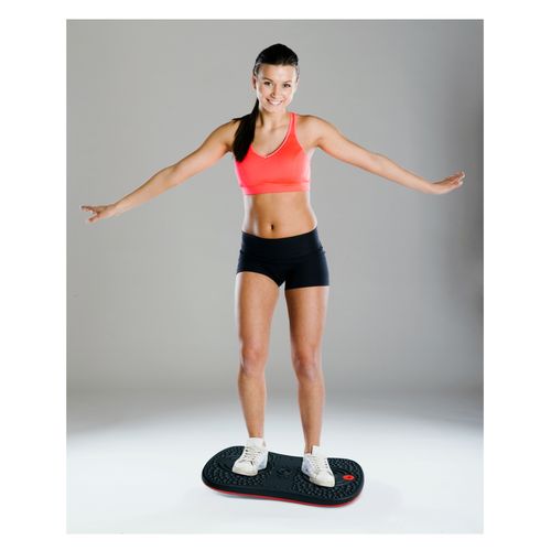AFS-TEX® Active Anti-Microbial Exercise Wobble Balance Board - 35 x 50cm - Black