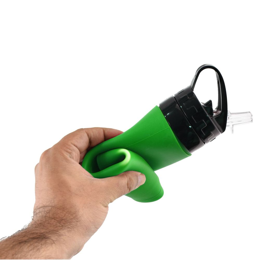 Silicone Squeezy Water Bottle_Green 839020