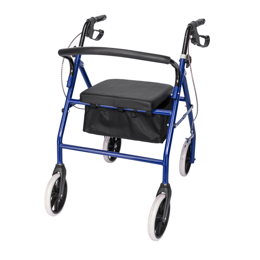 Iron Walker with Wheels Black & Blue