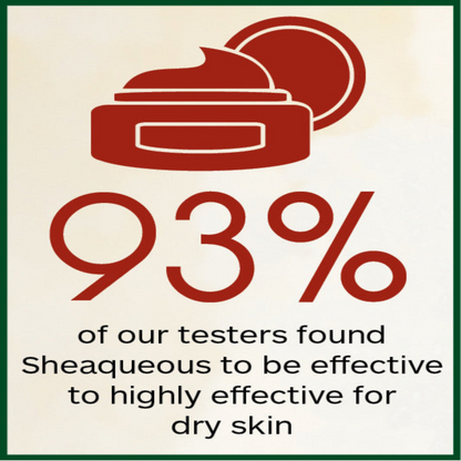6 Pots of Sheaqueous Aqueous Cream with Organic Shea Butter, Almond Oil, cocoa butter, vitamin E. A natural aqueous cream for very dry skin, for Sensitive Skin, Children, Eczema prone skin , Use in Pregnancy for expanding tummy NO ADDED FRAGRANCE