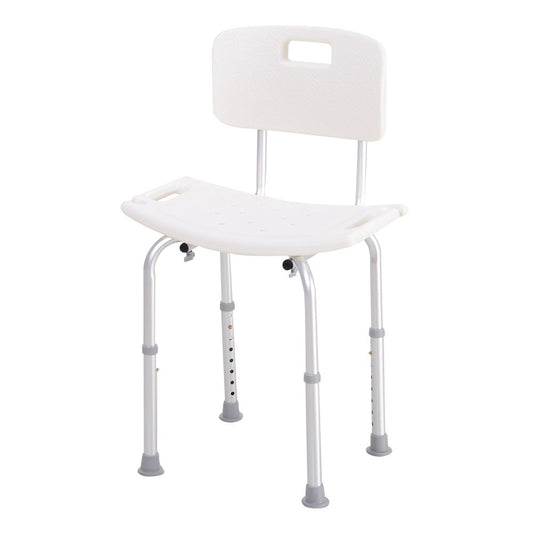 Bath Chair Shower Seat Safety Bathroom Elderly Aids Adjustable HOMCOM