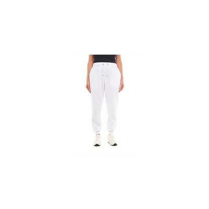 BASIC WOMENS CUFFED HEM JOGGER WHITE XS