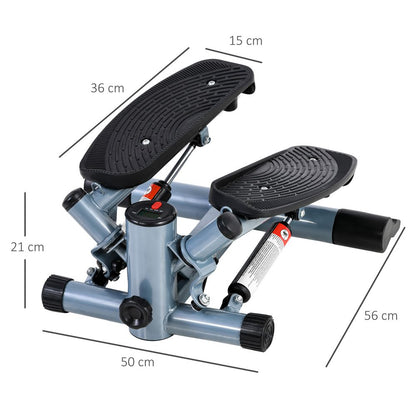 Mini Stepper Step Machine w/ Cushion Mat for Leg Arm Full Body Training HOMCOM