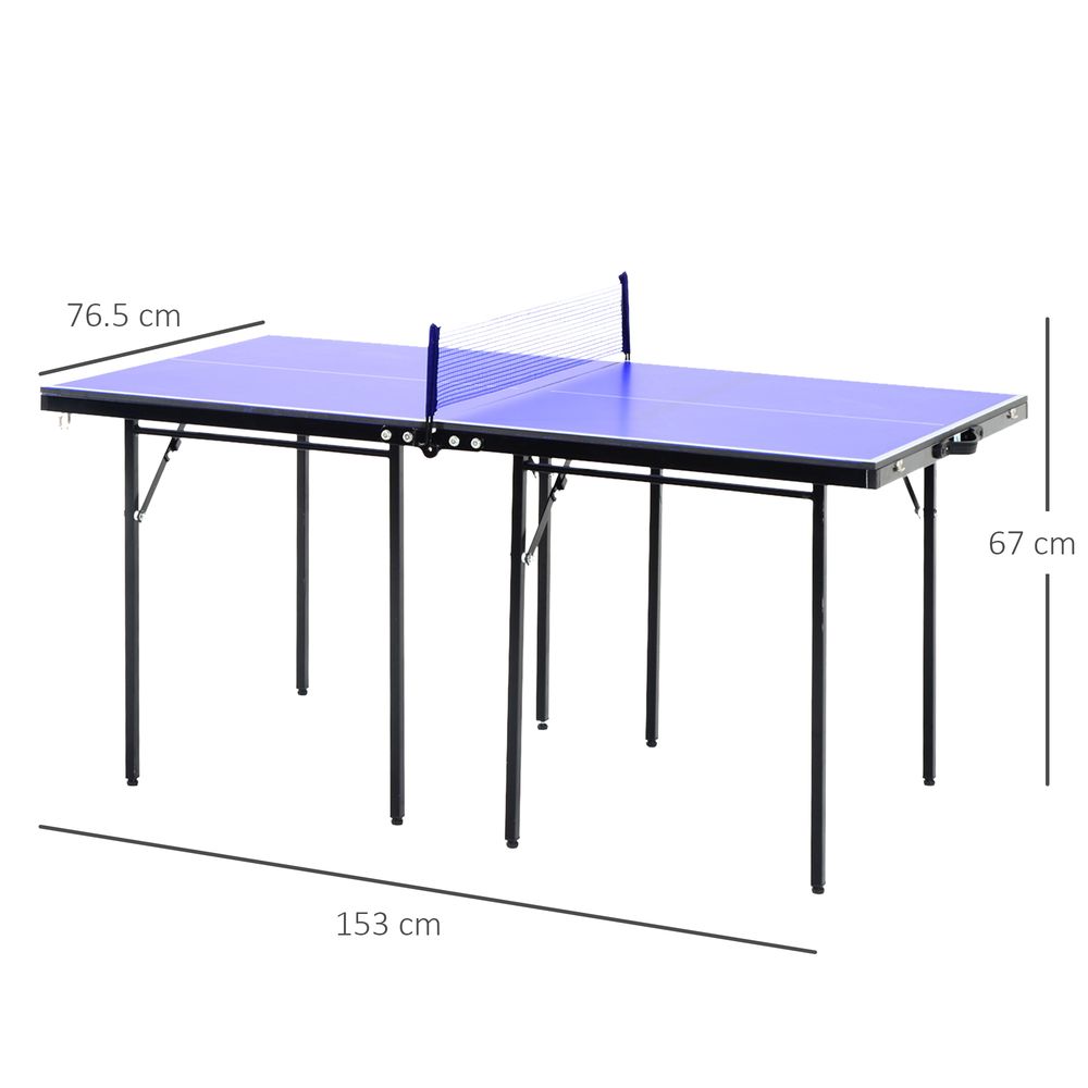 Folding Mini Table Tennis Portable Ping Pong Set Games Play Sport Net HOMCOM