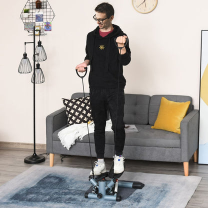 Mini Stepper Step Machine w/ Cushion Mat for Leg Arm Full Body Training HOMCOM