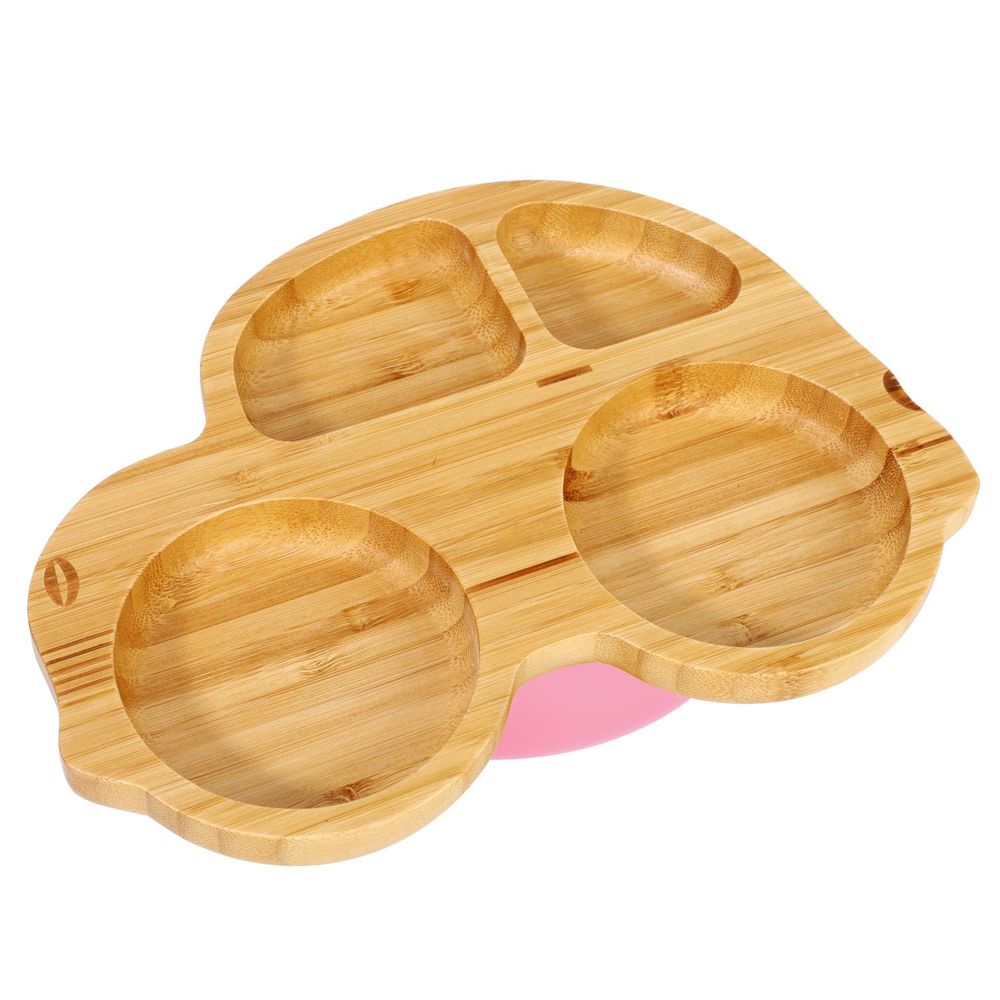 VINSANI BAMBOO CAR PLATE,BOWL & SPOON