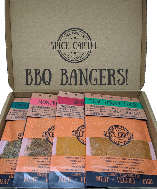 BBQ Bangers Gift Box | BBQ Rubs From Around The World