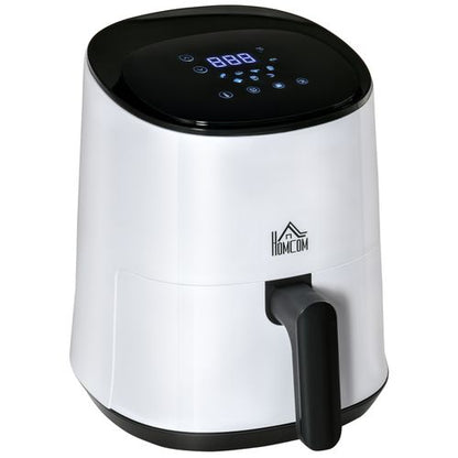 Digital Air Fryer, 1300W 2.5L Rapid Air Circulation, Timer and Nonstick White