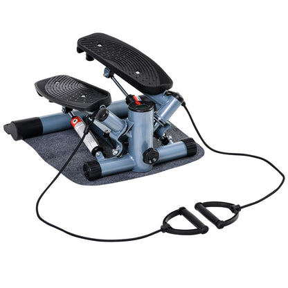 Mini Stepper Step Machine w/ Cushion Mat for Leg Arm Full Body Training HOMCOM