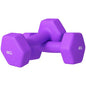 SPORTNOW Set of 2 Hexagonal Dumbbells Weights Pair, 2 x 4kg