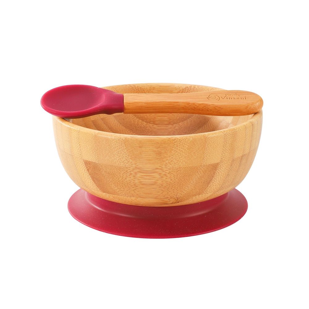 VINSANI BAMBOO BOWL & SPOON SET