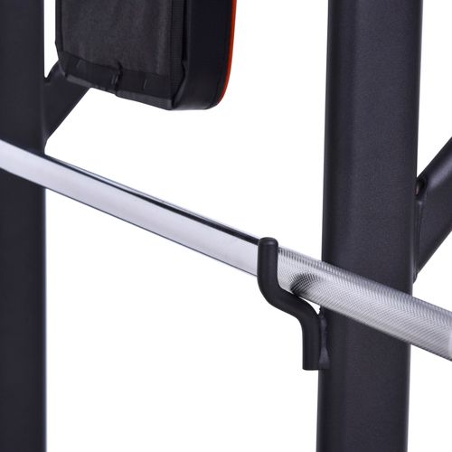 Multifunction Home Workout Station Tower Steel Frame Bench Bars Ropes HOMCOM