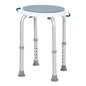 360 Degree Swivel Seat Bath Shower Stool Adjustable Height Aluminium HOMCOM