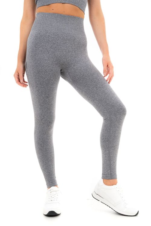 SOLID MARL WITH BUM LIFT LEGGINGS CHA L