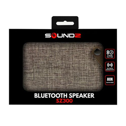 Soundz Fabric Bluetooth V4.1 Active Portable Speaker SZ250 & SZ300[SZ300 - Brown]
