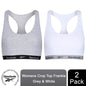 Reebok Women's 2 Multi-Pack Frankie Crop Top, Choice of Size & Colour