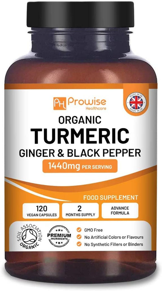 Turmeric Curcumin 1440mg with Black Pepper & Ginger